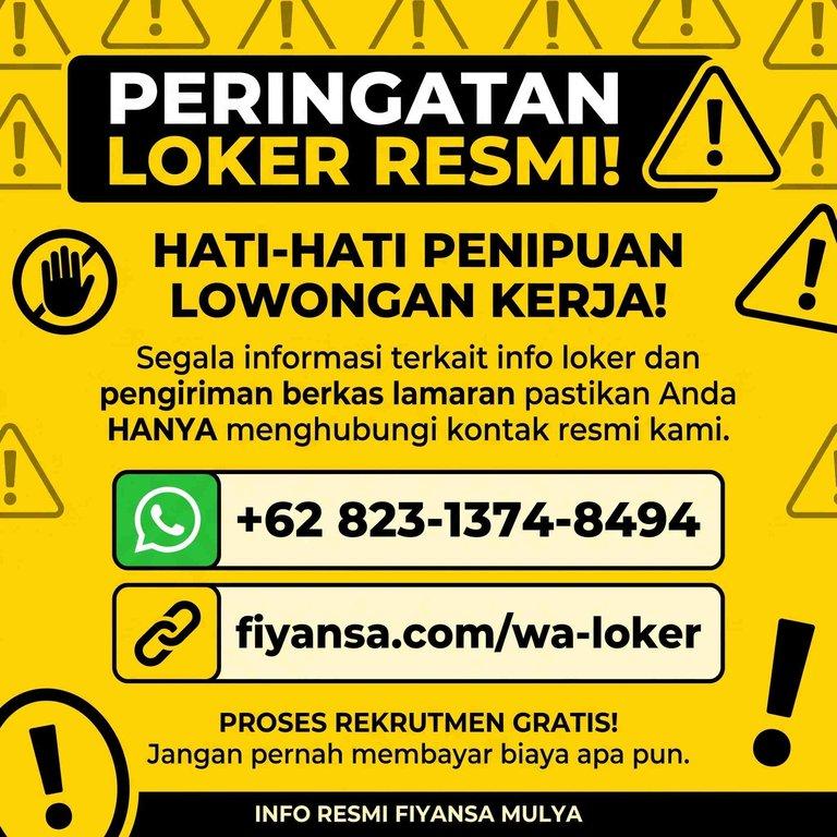 Informasi Lowongan